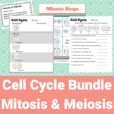 Cell Division Worksheet & Task Card Bundle Mitosis & Meiosis