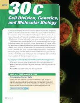 Preview of Cell Division, Genetics, and Molecular Biology