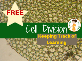 Preview of Cell Division Student Learning Targets