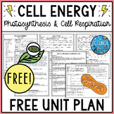 Cell Energy Unit Plan and Pacing Guide