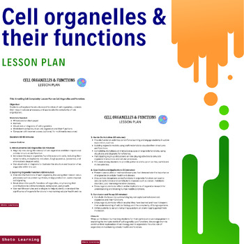 Preview of Cell Explorer: Comprehensive Lesson Plan on Cell Organelles and Functions