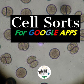 Preview of Cell Introduction Google Sort for Middle School