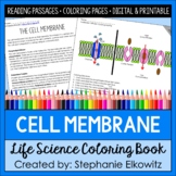 Cell Membrane Coloring Book & Reading Passages | Printable