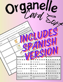 Cell Organelle Card Sort : Spanish Version Included; Organ