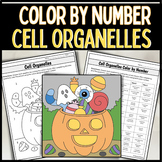 Cell Organelle Color by number Halloween
