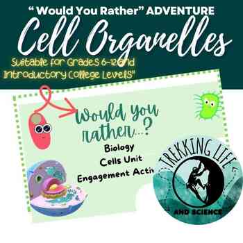 Preview of Cell Organelle Exploration: Trekking Life and Science 'Would You Rather'