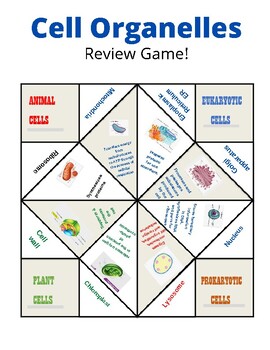 Preview of Cell Organelle Game  - Cootie Catcher/Fortune Teller