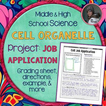 Preview of Cell Organelle Project, Activity, or Creative Assignment in English and Spanish