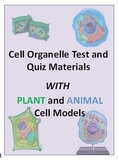 Cell Organelle Quiz Materials to use with Animal and Plant