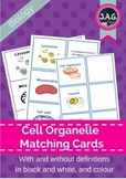 Cell organelle function matching cards