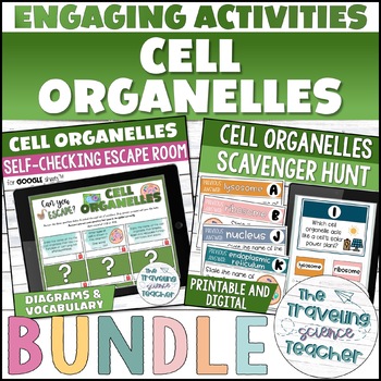 Preview of Cell Organelles Activities BUNDLE 6th, 7th, 8th, 9th Grade