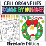 Cell Organelles Christmas Color by Number | Christmas Scie