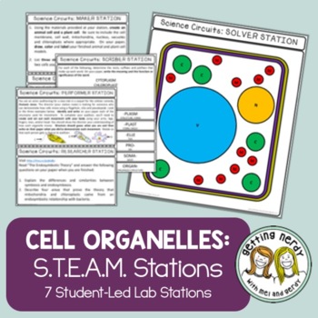 Preview of Cell Organelles Structure & Function - Science Centers / Lab Stations