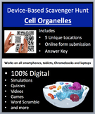 Cell Organelles - Device-Based Scavenger Hunt Activity - L