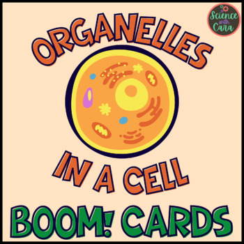 Cell Organelles With Functions Boom Cards by Science with Cara | TPT