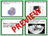 Cell Parts Organelles & Cell Theory Review Game with Scien