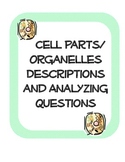 Cell Parts Organelles Nonfiction Reading Descriptions and 