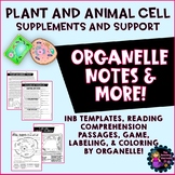 Cell Parts- Plant and Animal Cells Activities, Notes, and More