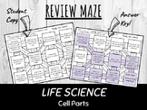 Cell Parts Review Maze