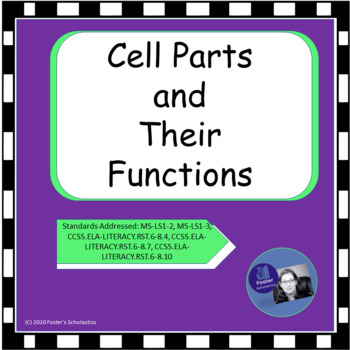 Preview of Cell Parts and Their Functions