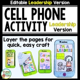 Cell Phone Activity for Writing and Coloring