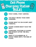 Cell Phone Charging Station Rules