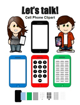 Preview of Cell Phone Clipart Images