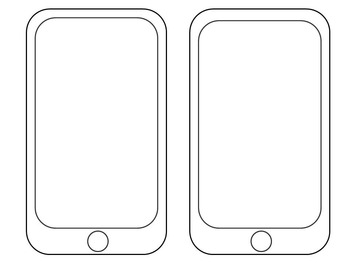 cell phone template for teachers