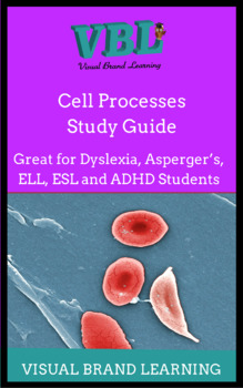 Preview of Cell Processes /Distant Learning/  ESL Visual Study Guides