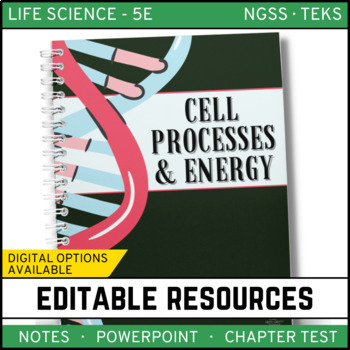 Preview of Cell Processes & Energy Notes, PowerPoint and Test