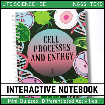 Preview of Cell Processes & Energy Interactive Notebook