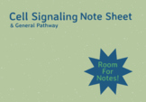 Cell Signaling STUDENT NOTE SHEET