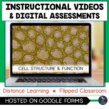 Preview of Cell Structure & Function Instructional Videos & Quiz