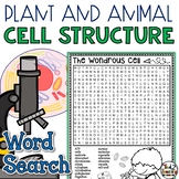 Plant Cells and Animal Cell Structure and Function Word Se
