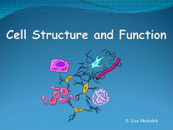Preview of Cell Structure and Function PowerPoint Presentation Lesson Plan