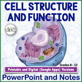 Cell Organelles Powerpoint and Notes | Printable and Digital