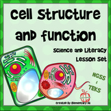 Cell Structure and Function - Science and Literacy Lesson Set with DIGITAL