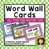 Cell Structure and Function Word Wall Cards