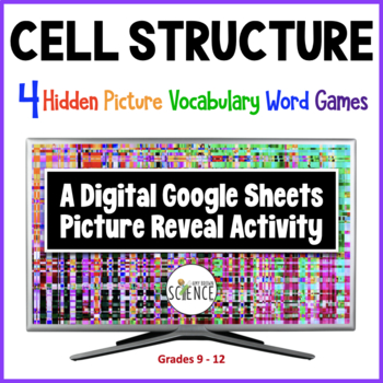 Preview of Cell Structure and Organelles 4 Google Hidden Picture Games
