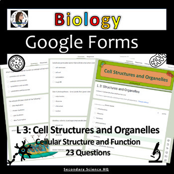 Preview of Cell Structure and Organelles | L3 | Cellular Structure and Function | Biology