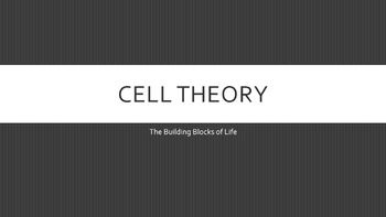Preview of Cell Theory