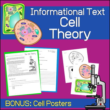 Cell Theory | Informational Text plus Cell Posters by Creations by LAckert