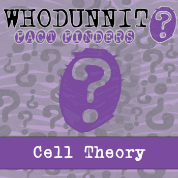 Preview of Cell Theory Whodunnit Activity - Printable & Digital Game Options