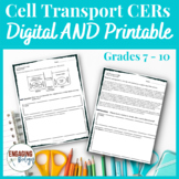Cell Transport CERs Bundle Digital AND Printable