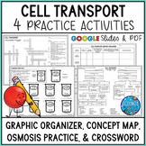 Cell Transport Graphic Organizer, Concept Map, Osmosis Pra