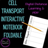 Cell Transport Interactive Notebook Foldable (PDF and Digi