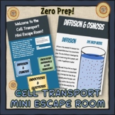 Cell Transport Mini Escape Room