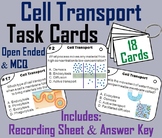Cell Transport Task Cards Activity (Diffusion and Osmosis etc.)