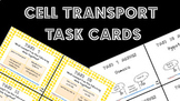 Diffusion, Osmosis and other Cell Transport Task Cards