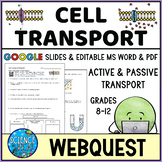 Active and Passive Cell Transport Webquest